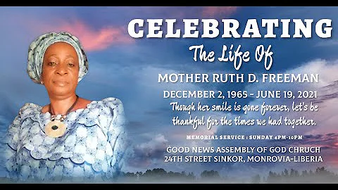MOTHER RUTH D.  FREEMAN FUNERAL SERVICE