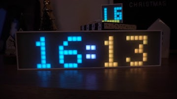 pxlBlck - Example for "pbbar" command: Display five relative values on the pxlBlck_32x8