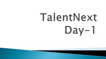 Wipro TalentNext Training on Java Day-1