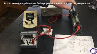 Current - Voltage Graphs with the Required Practical