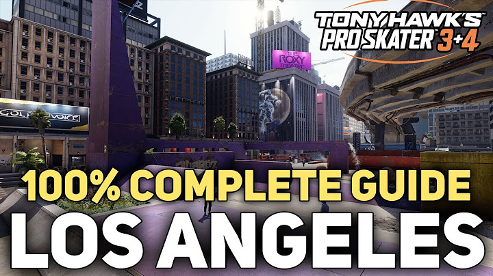 Los Angeles - All Goals & Secrets - Tony Hawk's Pro Skater 3 + 4