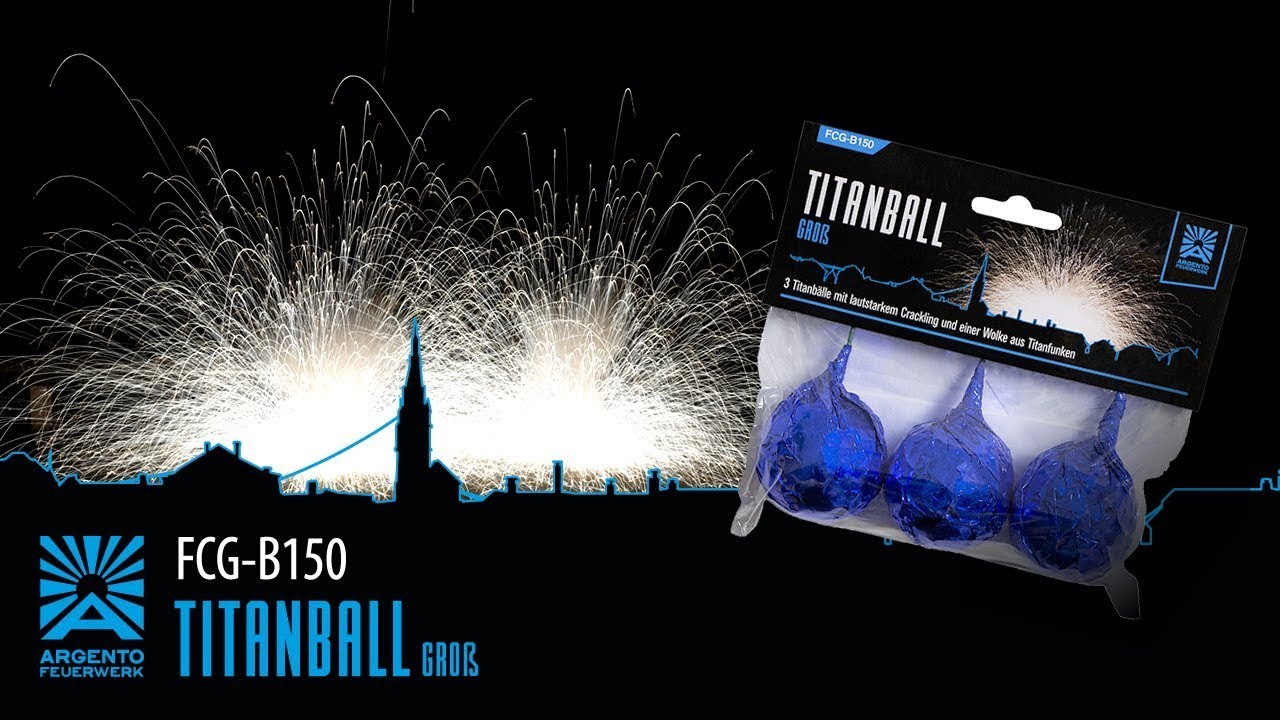 Argento "Titanball Groß" - Titanfunken-Cracklingbälle - [Batch 2021]