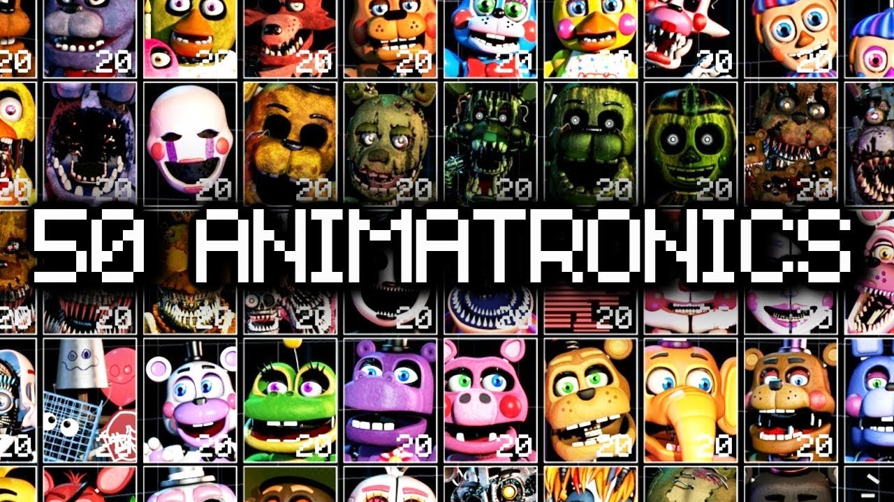 50 Animatronics auf einmal - Five Nights at Freddy's