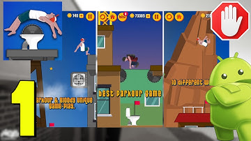 Parkour Jump Gameplay Part 1 All Levels (Android iOS)