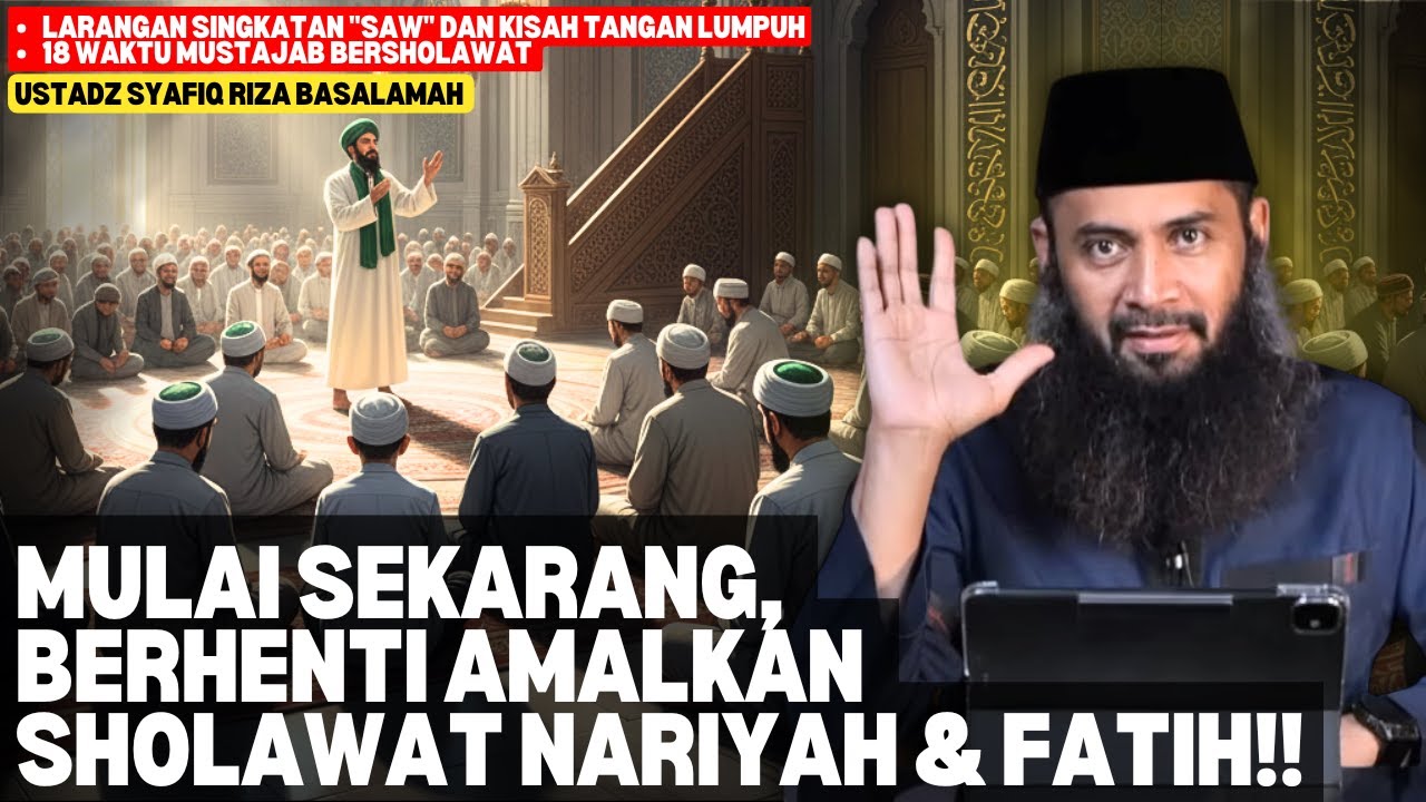 РАСКРЫТЫЙ! Молитвы Фатиха и Нарии явно не соответствуют Сунне! - Устадз Сяфик Риза Басалама