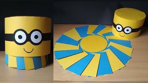 DIY Minion Circular explosion box| Tutorial | Arty Hearty | Sheetal Khajure
