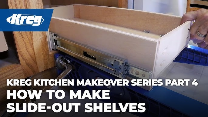 How to Make Pull-Out Shelves for Kitchen Cabinets • Ron Hazelton