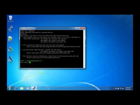 How to submit your first job to HPCC