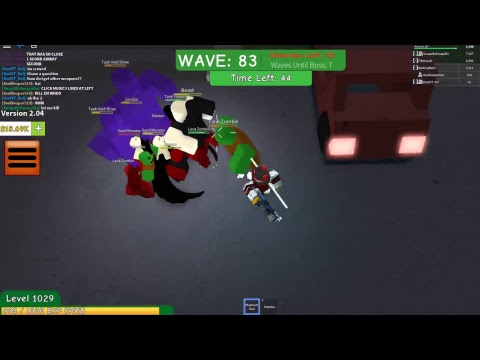 Road To Wave 100 Roblox Zombie Attack Youtube - zombie attack roblox janet and kate