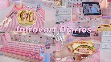 Daily vlog 🌷 Living as an Introvert | Aesthetic Homebody 🎀 Grocery Day 