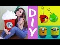 DIY Миньоны, Ведро Старбакс, Брелки Angry Birds Своими Руками