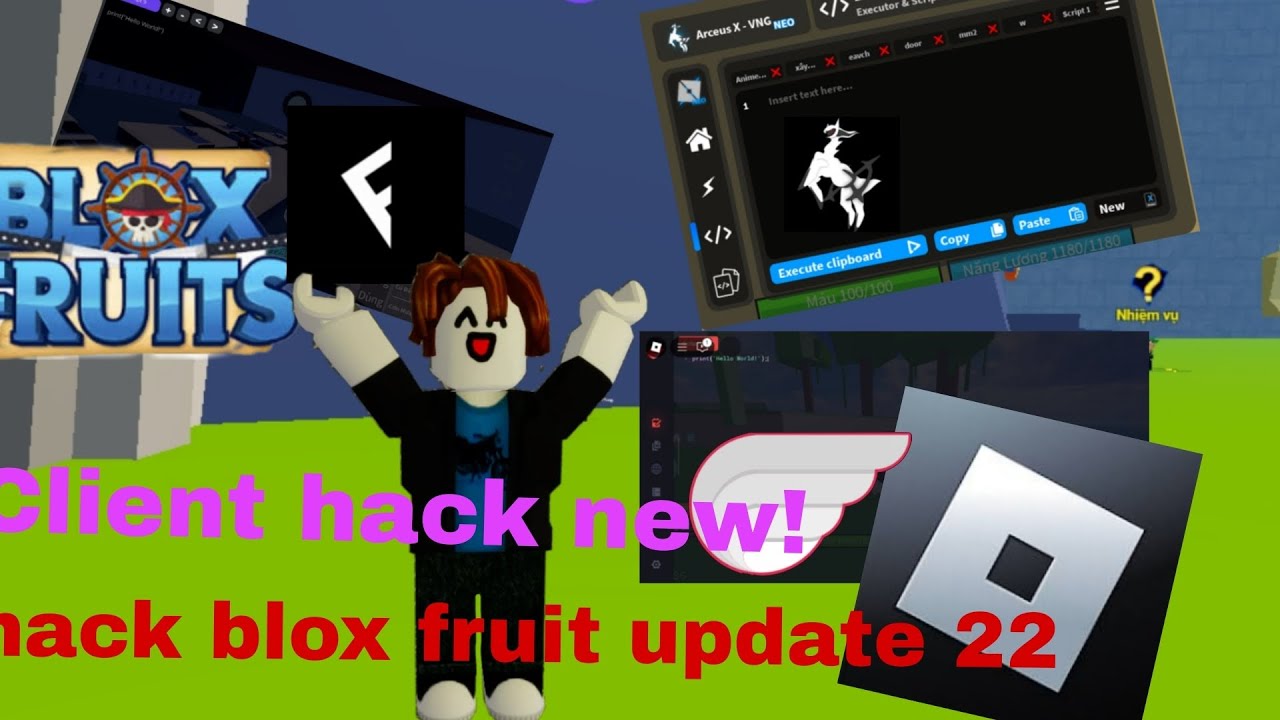Update 22 cách hack blox fruit update 22 new client fluxus arceus và CodeX mới ...