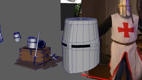 Templar knight Helmet part 1 game-ready modeling L3 Games development extended diploma