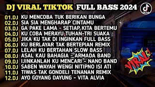 DJ FULL ALBUM VIRAL TIKTOK 2024 || DJ FULL BASS JEDAG JEDUG