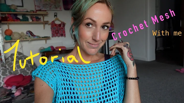 Crochet a mesh top with me! Tutorial beginner friendly