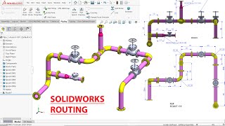 SolidWorks Routing Tutorial Pipes, Valves & Flanges Assembly