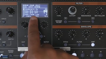 How to Setup Key Splits on the Roland Jupiter-Xm