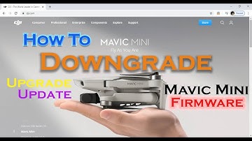 How to Downgrade / Upgrade / Update to Latest Mavic Mini Firmware by Yourself!!!