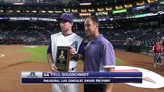 COL@ARI: Gonzalez joins the booth to discuss award