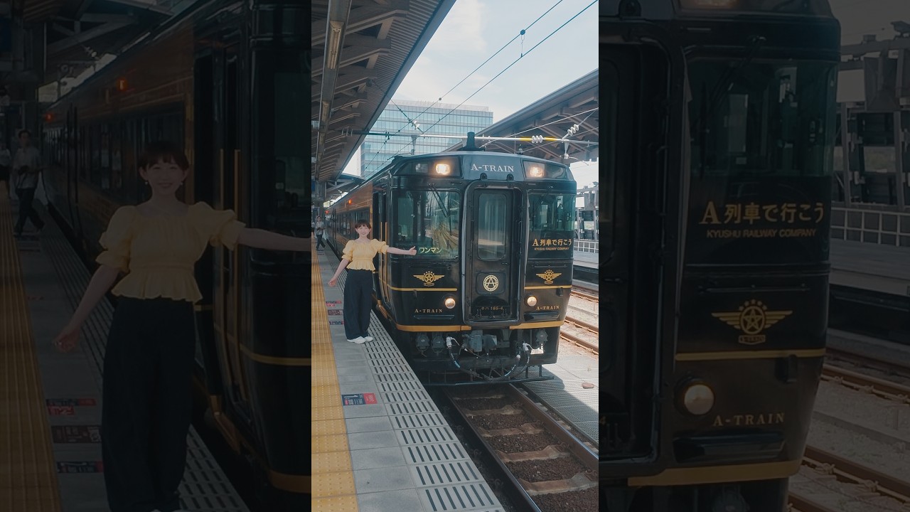 熊本海景觀光列車🩵💛 縮圖