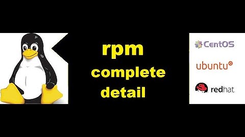 rpm full details with all option with explanation and example in Linux