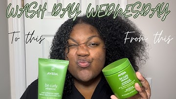 A real WASH & GO| ft Aveda products.