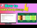 How to take heap dump and Rread, analyze heap dump file by free software VisualVM |  .hprof  file