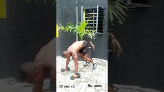 30 minutes full body dumbbell fat burning workouts hitt #fatburningworkout#fyp#viral #explore#shorts