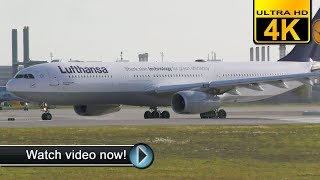 ✈D-AIKB • Airbus A330-300 • Lufthansa • Take-off from Munich✈ [4K]