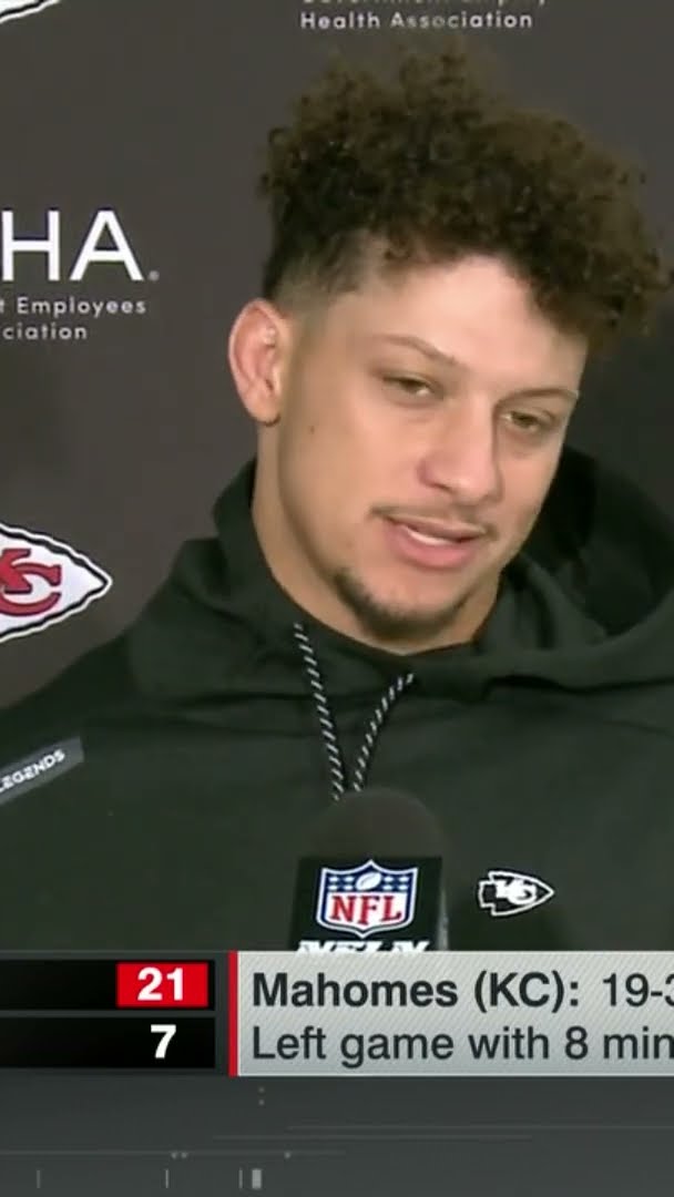 Patrick Mahomes explains his ankle injury in the Chiefs' win vs. the Browns
