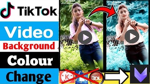 Change Video Background Colour Tiktok Tutorial | Change Video background Colour In Tiktok | in Hindi