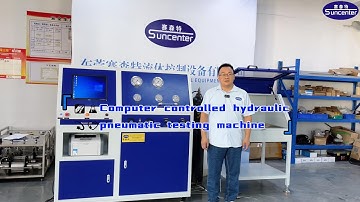 Suncenter computer controlled hydraulic and pneumatic testing machine