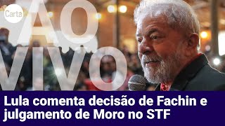 AO VIVO: Ex-presidente Lula concede entrevista coletiva