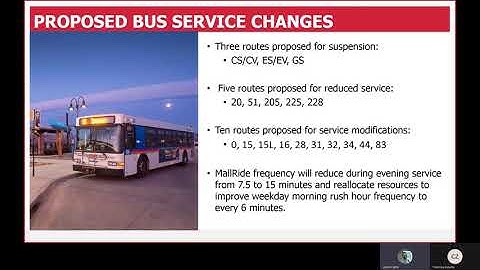 January 2021 Service Change Presentation