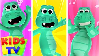 the dance of the crocodile funny animal dance baby songs cartoon rhymes kids tv