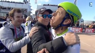 2016 Paris-Roubaix(Go behind the scenes of Mathew Hayman's historic victory at Paris Roubaix with ORICA-GreenEDGE in the most epic Backstage Pass yet!, 2016-04-11T18:50:12.000Z)