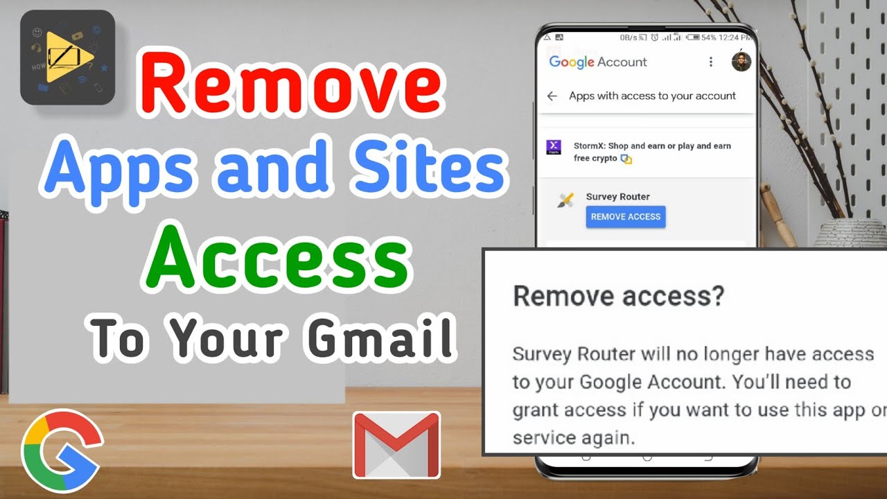 How to Remove Access Of Linked Apps and Sites From Gmail Account Stop