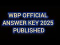 Wbp constable 2024 answer key published 2025