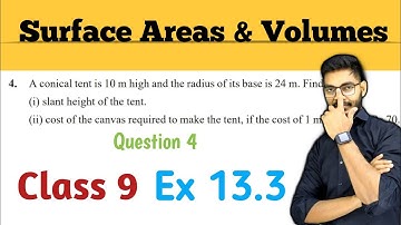 Class 9th , Ex - 13.3, Q 4 ( Surface Areas and Volumes ) CBSE NCERT | by Rajeev Kumar