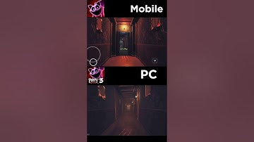 Poppy Playtime Chapter 3 mobile jumpscares vs PC #shorts