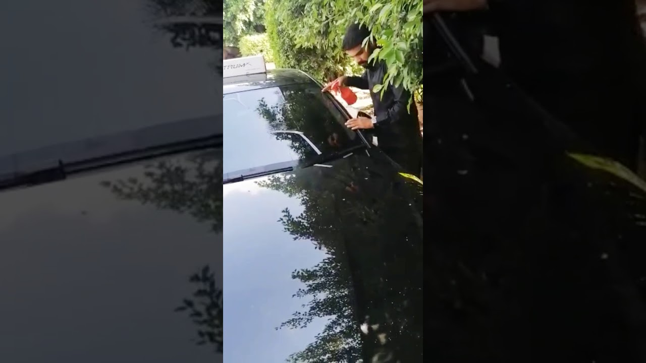 Adding Luxury Wraps on a Car Window