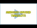 Merging unused timeslots (2 Solutions!!)