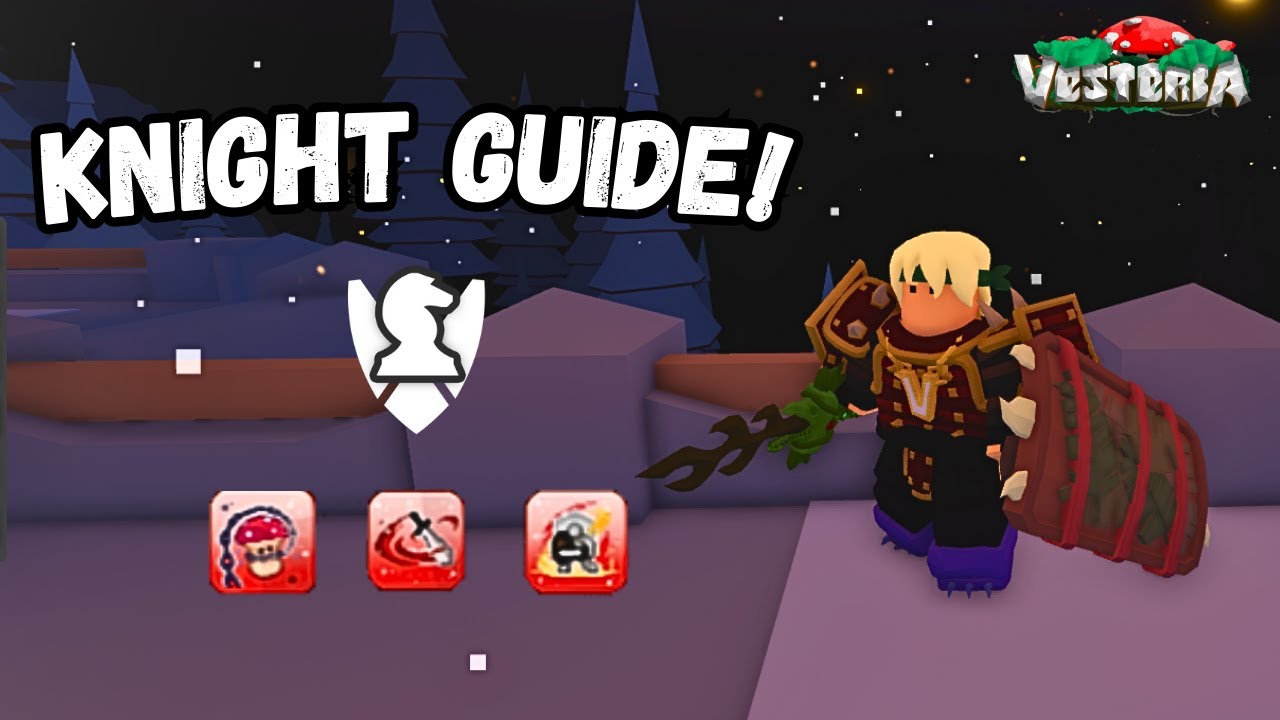Vesteria New Knight Guide! (tuaa shield meta) (reworked knight) YouTube