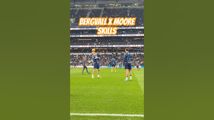 Lucas Bergvall & Mikey Moore Skills | Spurs v Aston Villa | Tottenham Hotspur Stadium COYS THFC EPL