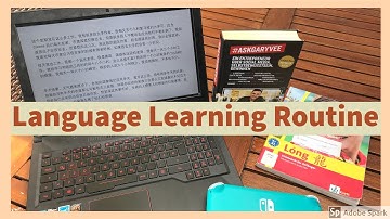 What are my language learning techniques? Language learning routine  - Language learning resources
