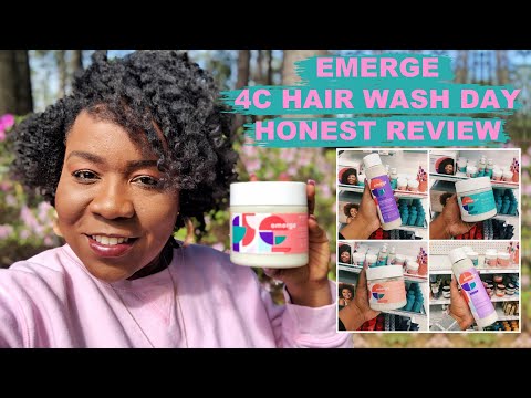 Emerge Natural Hair Products 4c Hair Wash Day Review