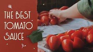 TOMATO SAUCE. Рецепт вкуснейшего соуса из запеченных помидоров с чесноком.