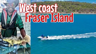 Fishing and Exploring K&#39;gari (Fraser Island) Moon Point &amp; Big Woody Island.