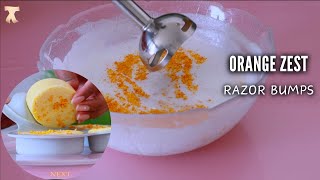 Homemade Soap With Orange Zest! Razor Bumps Remedy