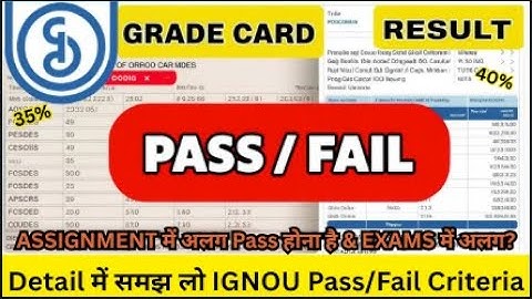 IGNOU Passing Marks for the June 2025 Exam? | What is Passing Marks in IGNOU? | IGNOU Passing Marks?